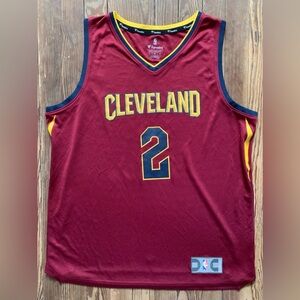 Sexton #2 Cleveland Fanatics Maroon Basketball Jersey with Yellow and Navy Trim